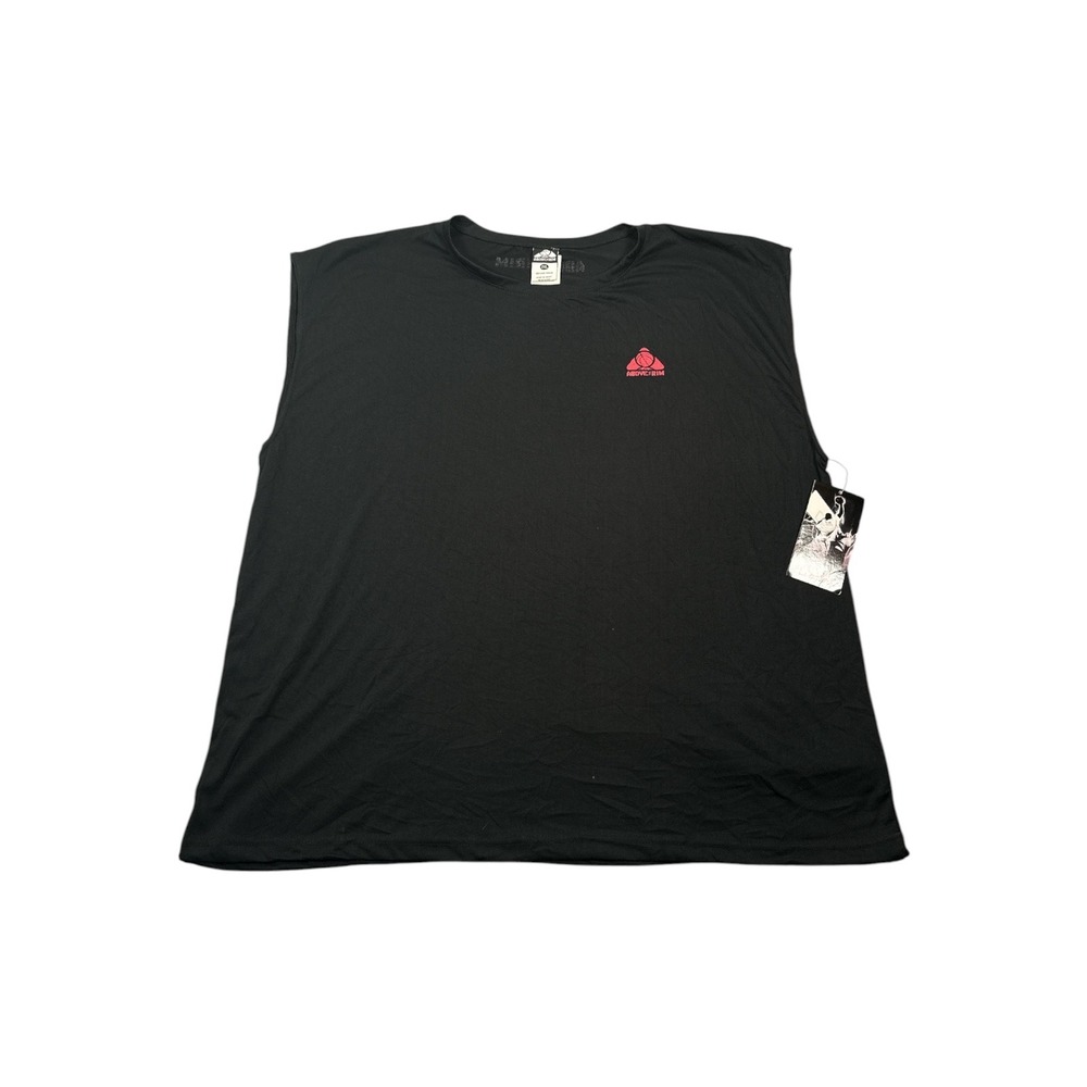 Above The Rim Mens 2XL Black Basketball Muscle Tee Sleeveless Shirt